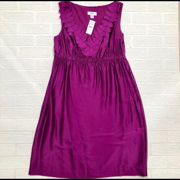 Ann Taylor Loft magenta/purple dress - Picture 1 of 5